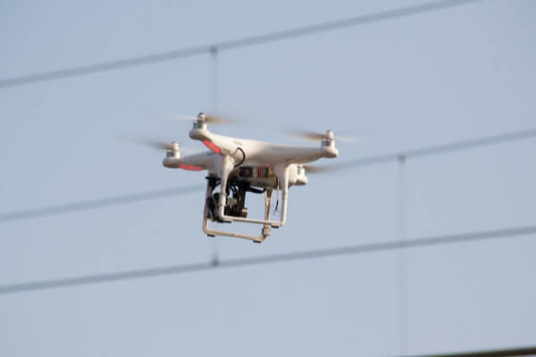 Termocamera sul drone per rilevare dispersione di calore Drone Pro Service